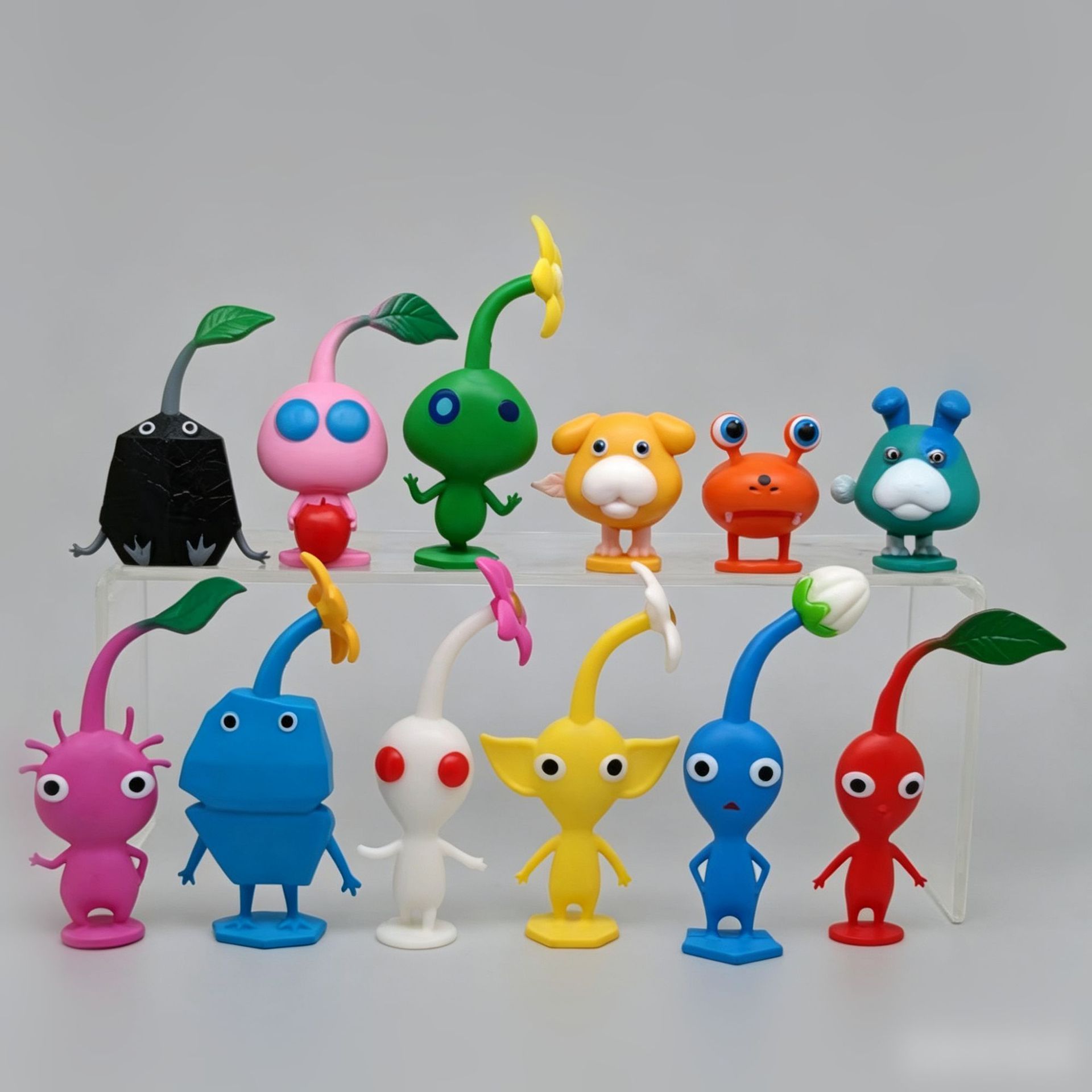 Gaming Accessories Toys - 6/12개/세트 게임 애니메이션 피크민 피규어 캡틴