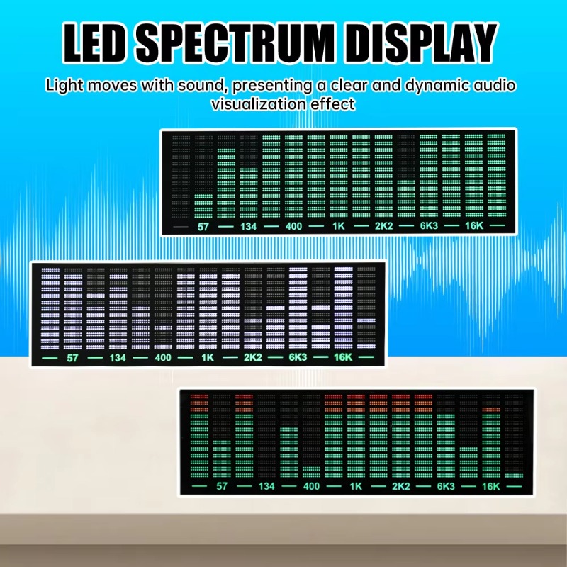 LED 음성 제어 무드 조명 음악 스펙트럼 리듬 램프, - Gaming Accessories Bedroom 리뷰 및 가격