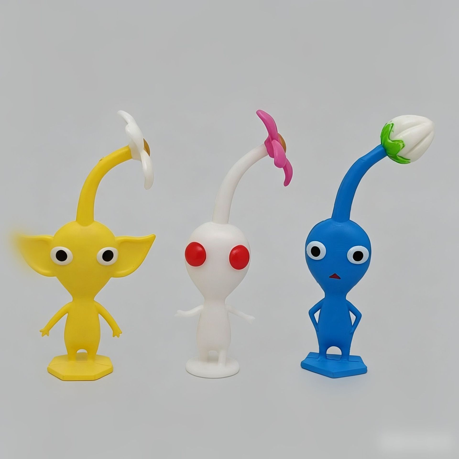 6/12개/세트 게임 애니메이션 피크민 피규어 캡틴 올 - Gaming Accessories Toys 리뷰 및 가격